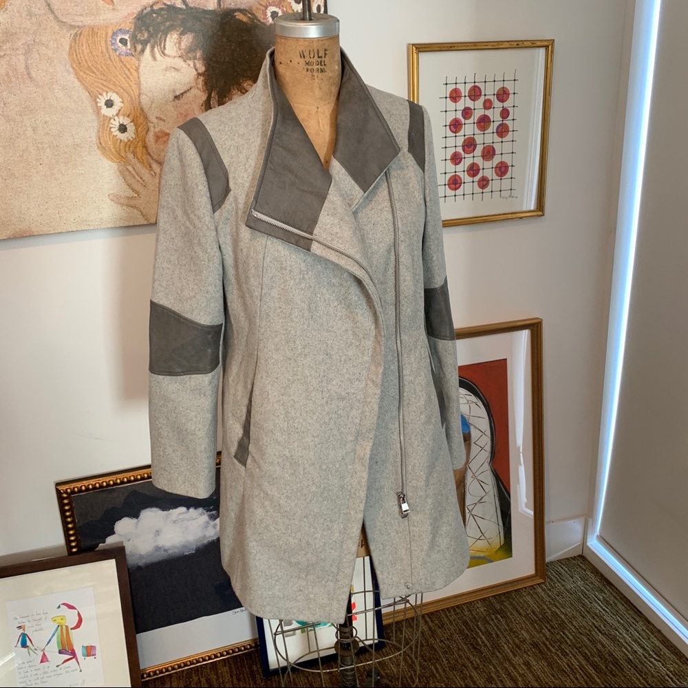 Calvin Klein Gray dress coat